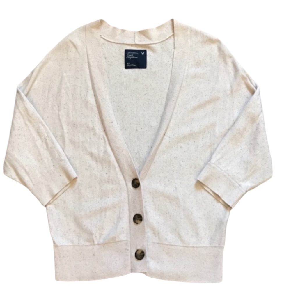 FINAL PRICE! American Eagle Cream Button Up Sweater
